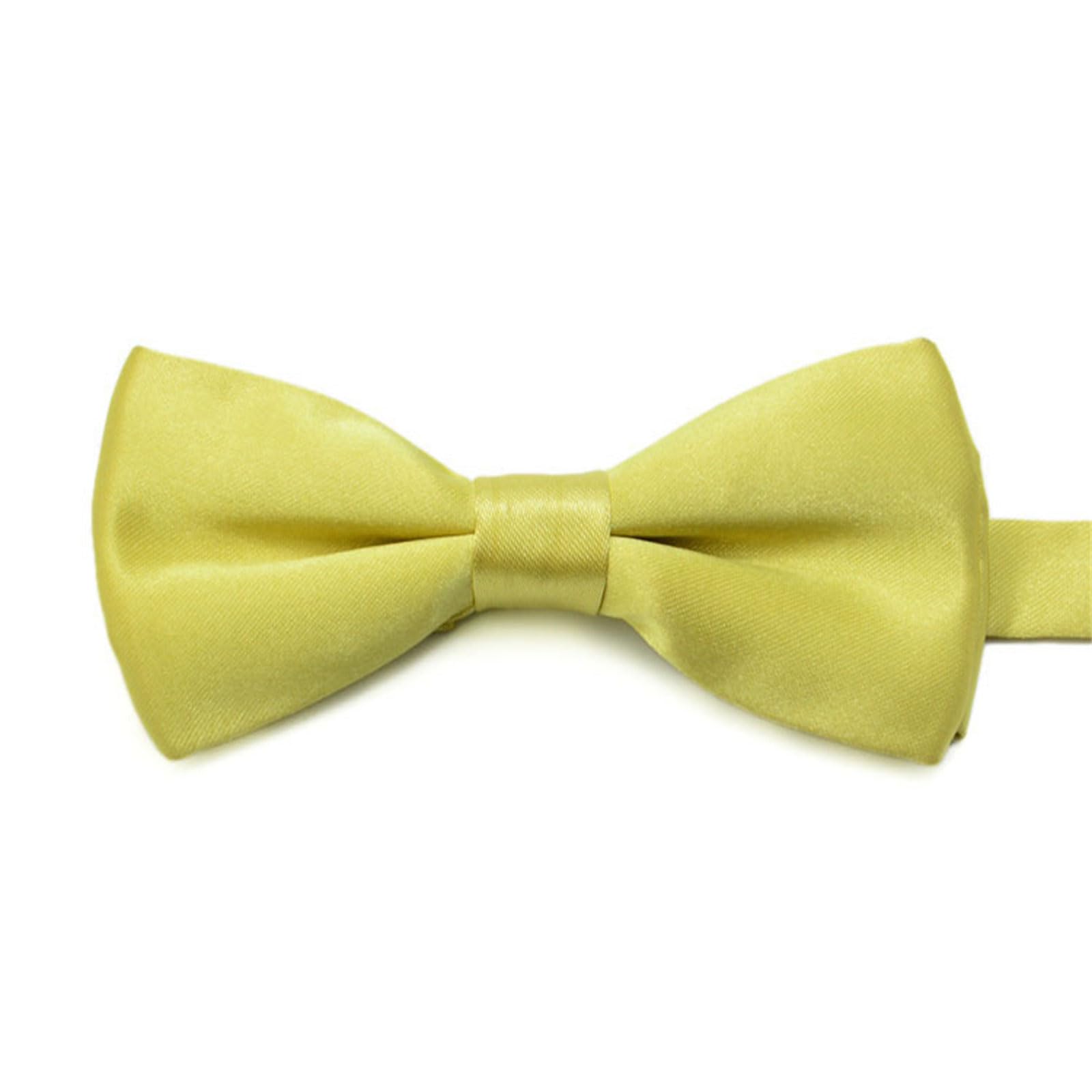 MICFENY Color BowTie Polyester Fabric Easy Wear Necktie For Weddings Celebration School Event Neck Accessories
