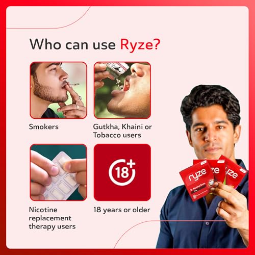 Image of RYZE Nicotine Gum Variety /Trial Pack, 36 Count - (4 Flavors*9 Gums each) | Frosty Mint, Cola, Fresh fennel, Fruit blast