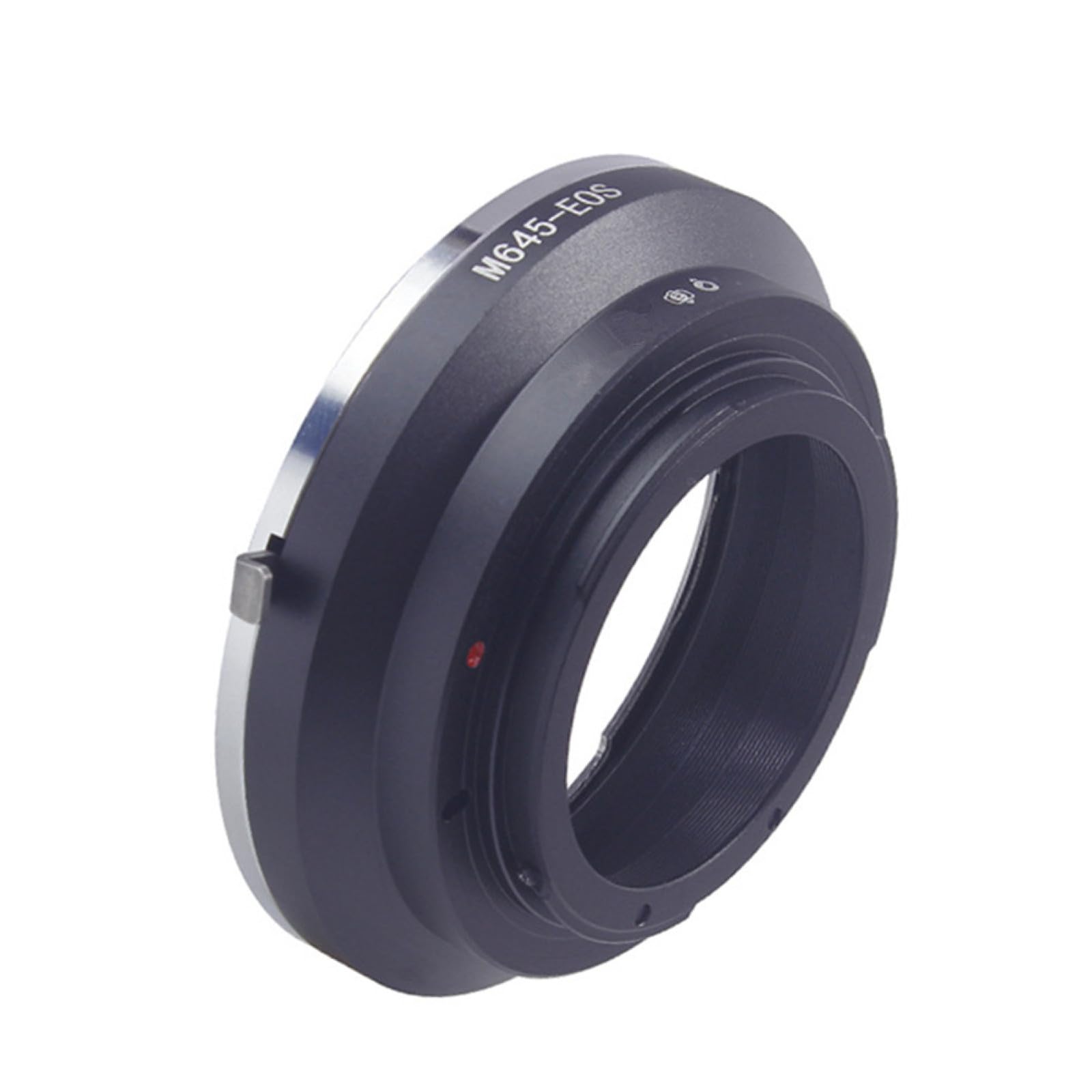CHICHIYANG Adaptateur d'objectif en aluminium et laiton pour objectif Mamiya 645 M645 à monture EOS EF EF-S pour appareil photo Canon