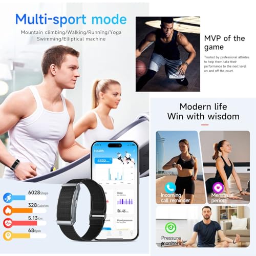 Image of StyleOxx GT Pro Smart Fitness Band,24 /7 Activity Tracking, Heart Rate Monitoring, HRV Analysis, Stress and Sleep Tracking, 30+ Days Battery Life, Ai-Analysis,Subscription Free App (Black)