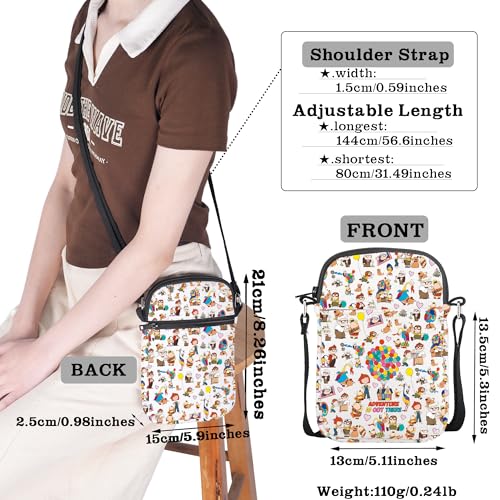 CMNIM Cartoon Movie Merch Gifts House Balloon Crossbody Bag Vacation Gift Travel Bag for Fans4