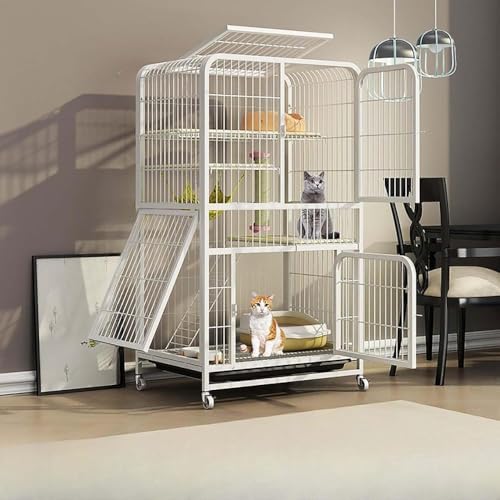 MumuElf LbgBLP[W gȒP KȔLnEX LX^[tňړR pybg ^Lp LX^[t ړ֗ Ή Eh~ňS L̉KXy[X (4K[78×54×137cm],B)