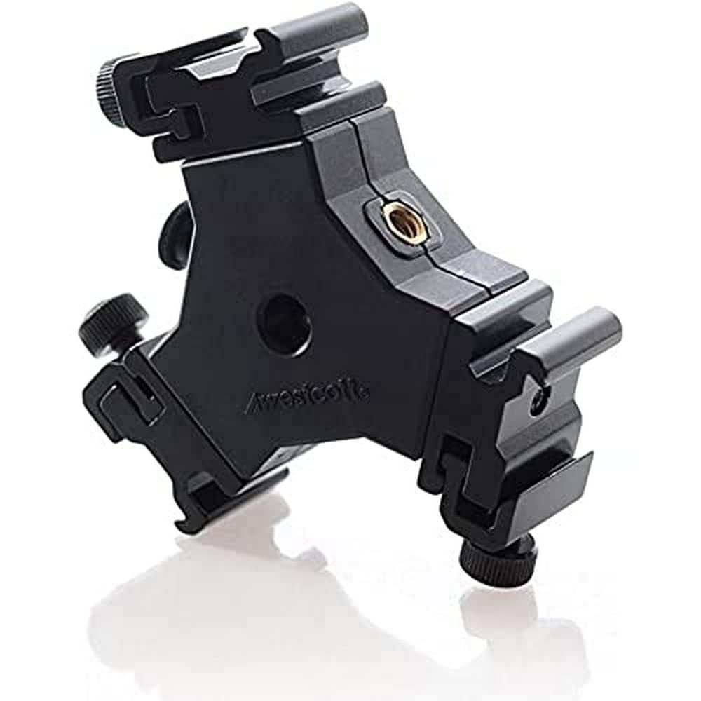 Westcott 2223 Triple Threat Shoe Mount Adapter (Black)