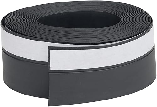 Burlete adhesivo fuerte para puerta, tira de goma negra de 16.4 pies de longitud, burlete inferior de puerta, tira de sellado inferior para puerta,