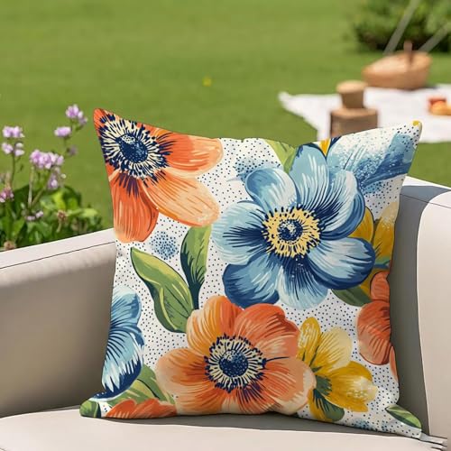 Coussin extérieur imperméable résistant eau et uv pour déco balcon et terrasse - 3