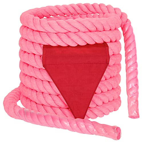 X Xben Tug Of War Rope With Flag For Kids, Teens And Adults, Soft Cotton Rope Games For Team Building Activities, Family Reunion, Birthday Party-20Ft #TOP9