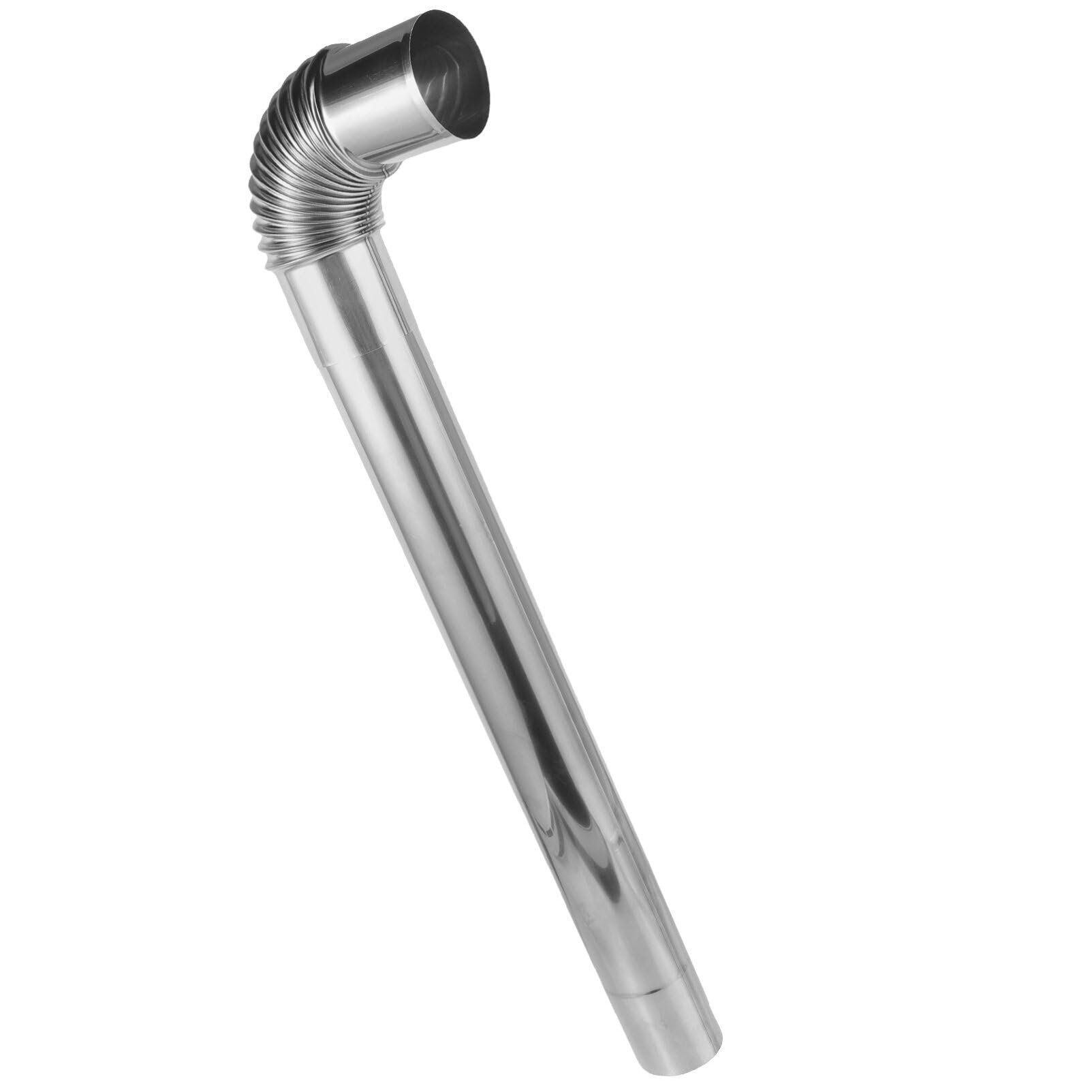 Happyyami 1 Set Thicken Stove Pipe Chimney Flue Stainless Steel Extension  Elbow Chimney Metal Heating Stove Flue Exhaust Pipe for Outdoor Wood Stove  Fireplace Accessories : Amazon.co.uk: DIY u0026 Tools