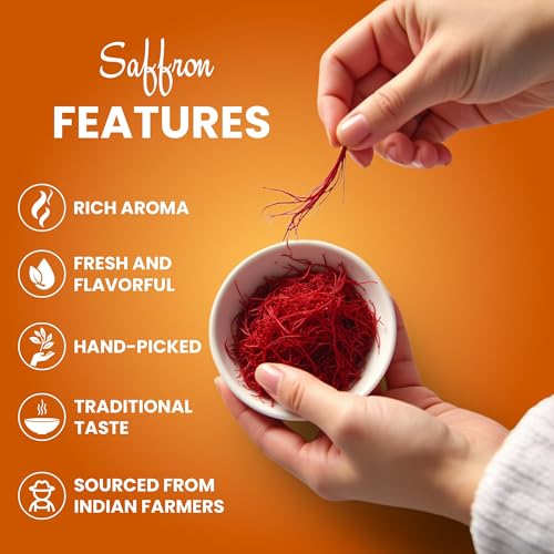 Image of Chukde - Kesar (0.03 OZ) - Saffron - Rich Flavor and Aroma - Ideal for Enhancing Dishes, Desserts, and Beauty Treatments - Ideal For Culinary, Health, and Skincare Applications - 1 Gm