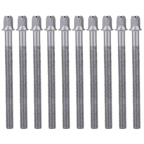 10Pcs Metal Drum Tension Rods Replacement Drum Tight Screws Bolts Percussions Drum Repair Parts For Snare Bass