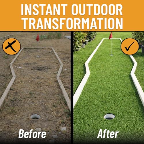 Ottomanson Artificial Turf for Backyard, Training & Outdoor Use 78" x 16' by Ottomanson - Image 9
