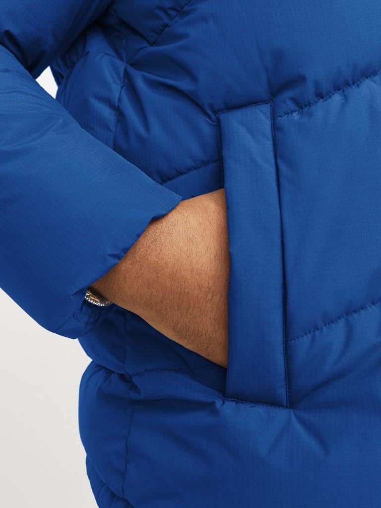 JACK&JONES PLUS Męska kurtka puchowa JJWORLD PLS kurtka puforowa, Nautical Blue, 4XL, Nautical Blue, 4XL