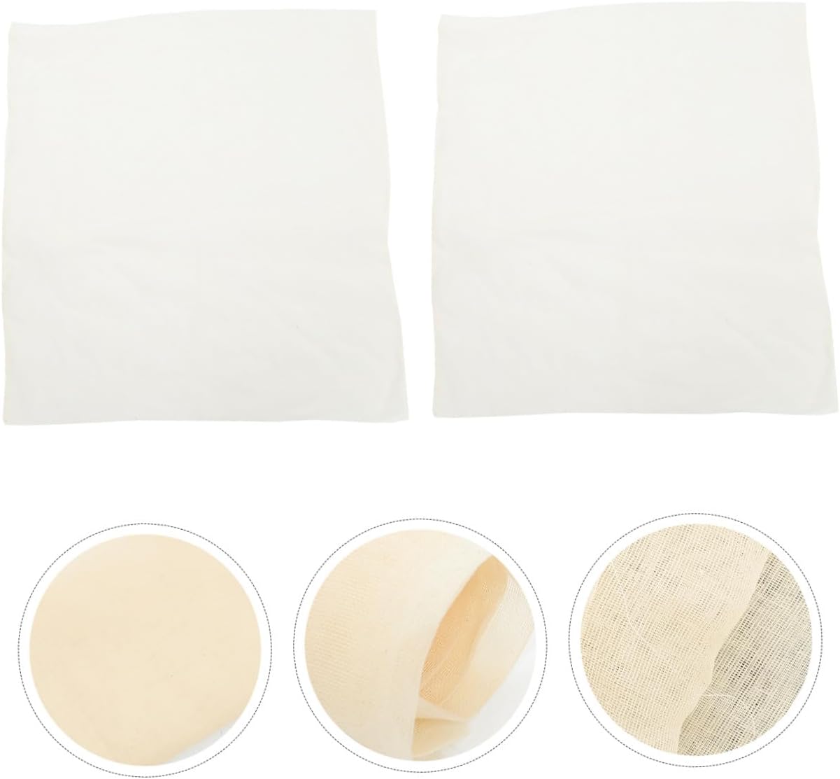 2pcs Kitchen Cotton Yarn for Filtering White Cheese Cloths