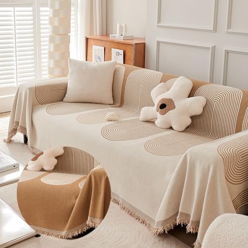 Double Sided Chenille Sofa Cover, Chenille Double Sided Sofa Towel