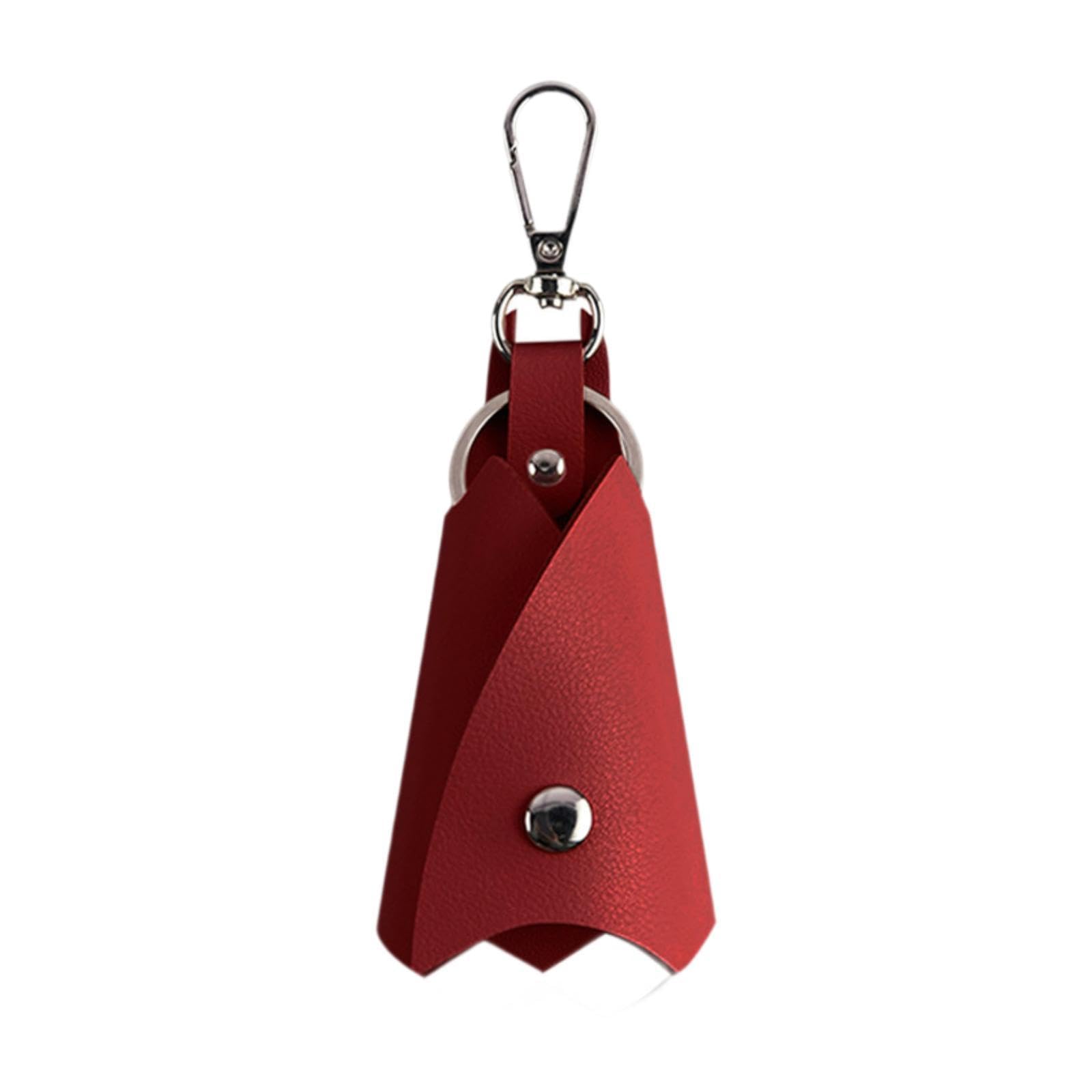 SNAPPSY Bat Wrap Key Holder Bright Car Key Case for Motorcycle Key Red-image-7