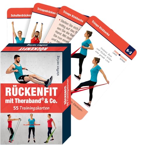 Rückenfit mit TheraBand ® & Co.: 55 Trainingskarten - 4. Auflage 2025 - (Trainingsreihe von Ronald Thomschke)