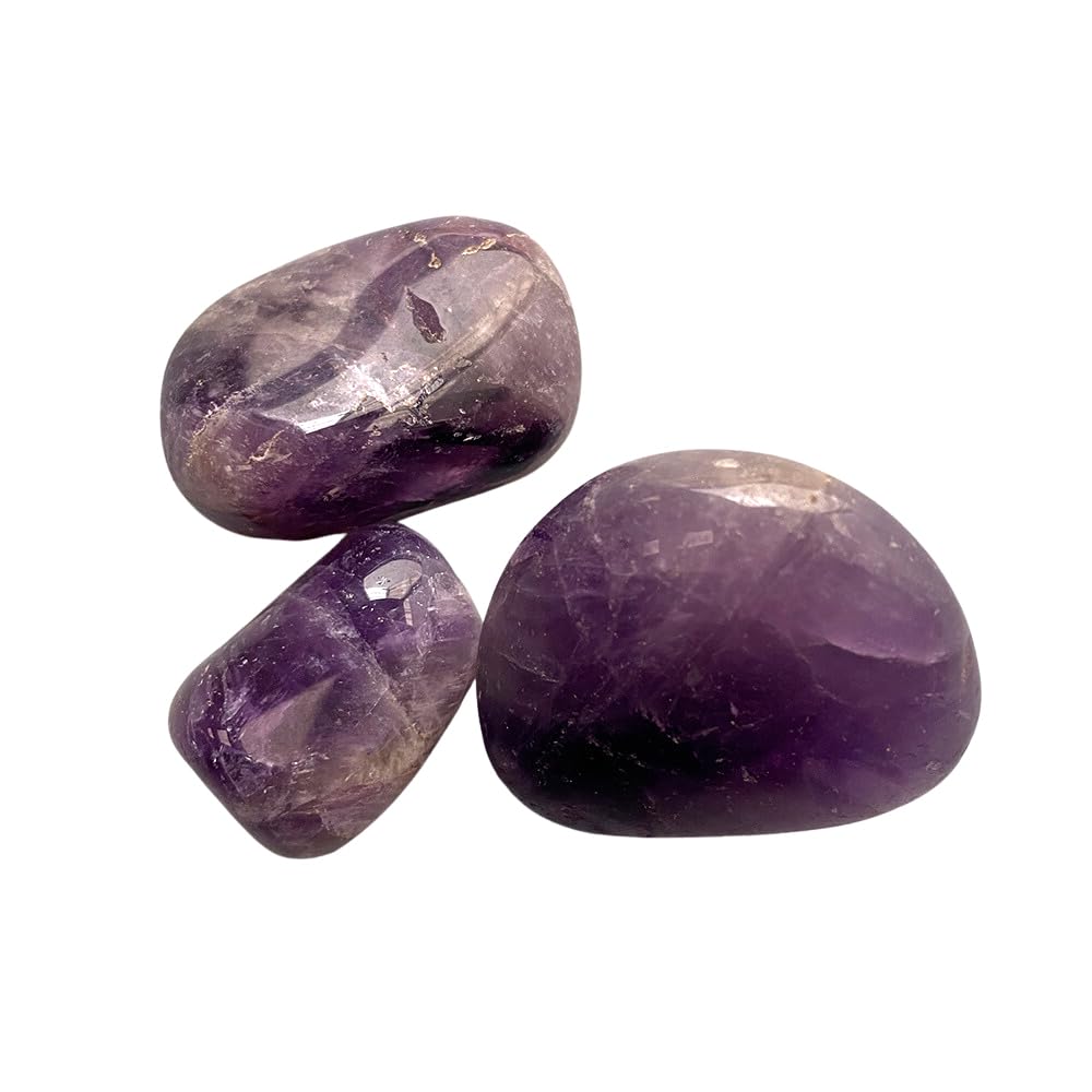 VIE Tumbled Crystals, Pack of 12, Amethyst