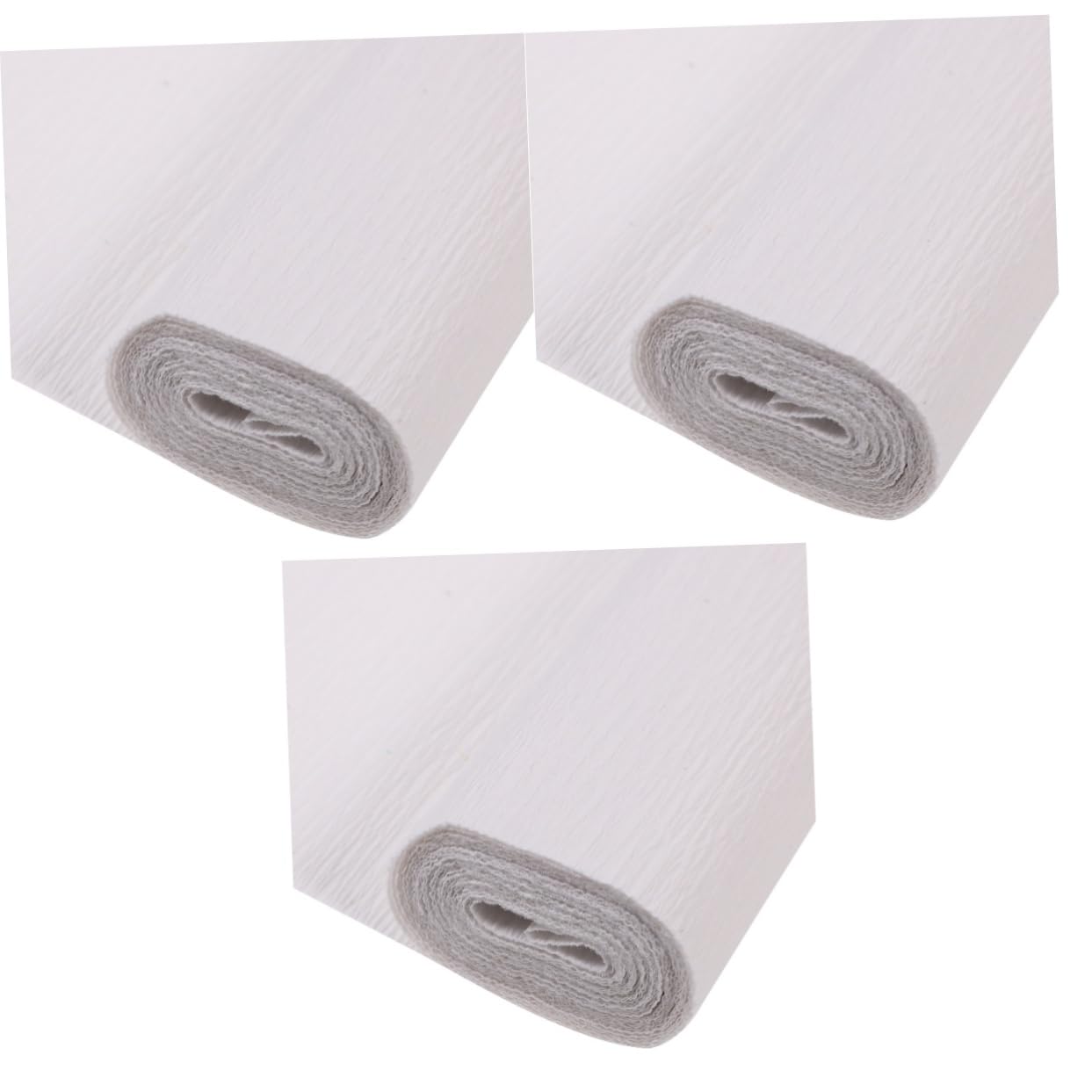 HAWILLOSCH 3 Rolls Crepe Paper Flower Kit Italian Stretch Crepe Paper Flower Tape Perfect for DIY Art Craft