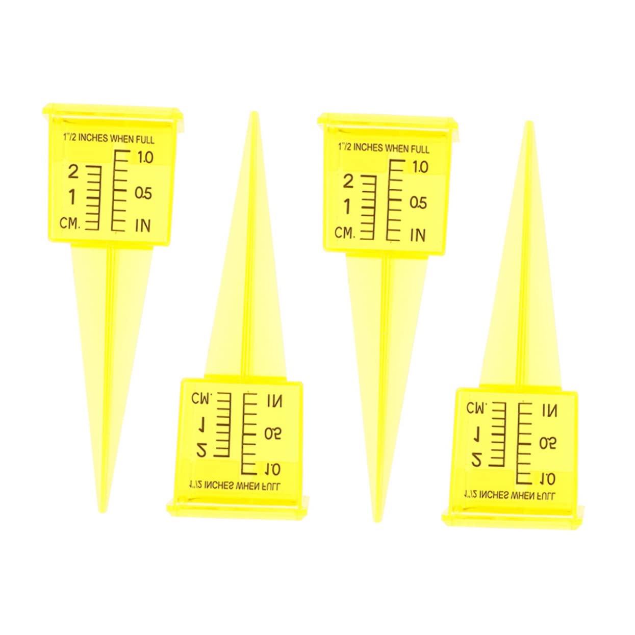 IWOWHERO Water Gauge Tool for Rain Measuring Decorative Plastic Rain Gauges Outdoor for Farming