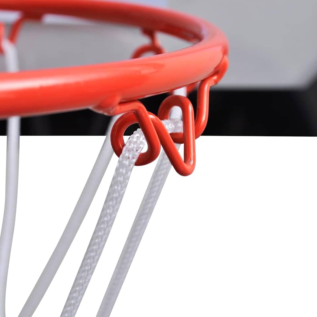 Mini canestro da basket da porta con palla e pompa, set da basket per bambini e adulti, per interni con tavola imbottita