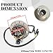YX Stator 6 Coil Ignition Magneto Stator with Flywheel Rotor Kit for YX 140cc 150cc 160cc Pit Dirt Bike 5 Wire Copper Powersports Stators