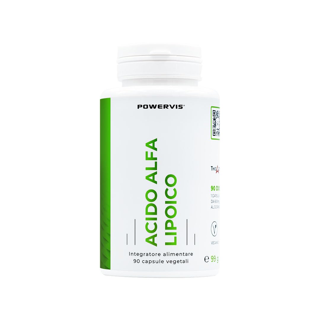 Acido Alfa Lipoico Certificato ThioActive® - 600mg - 90 capsule (scorta di 3 mesi) - Dosaggio elevato - Vegan