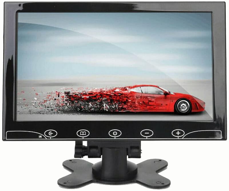 Portable 10.1 inch CCTV Security Monitor 1024x600 HDMI Mini TV Screen HDMI VGA BNC USB Input for PS4 DSLR PC Gaming