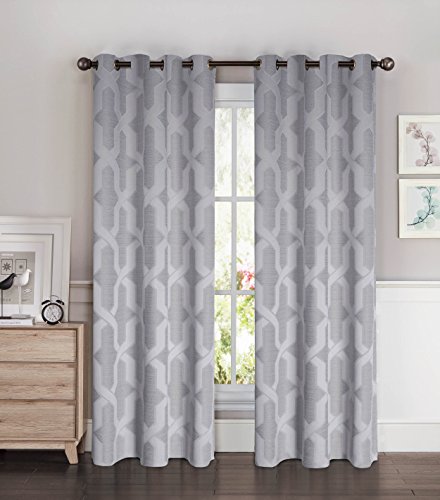 Bella Luna Drona Room Darkening Thermal 76 x 84 in. Grommet Curtain Panel