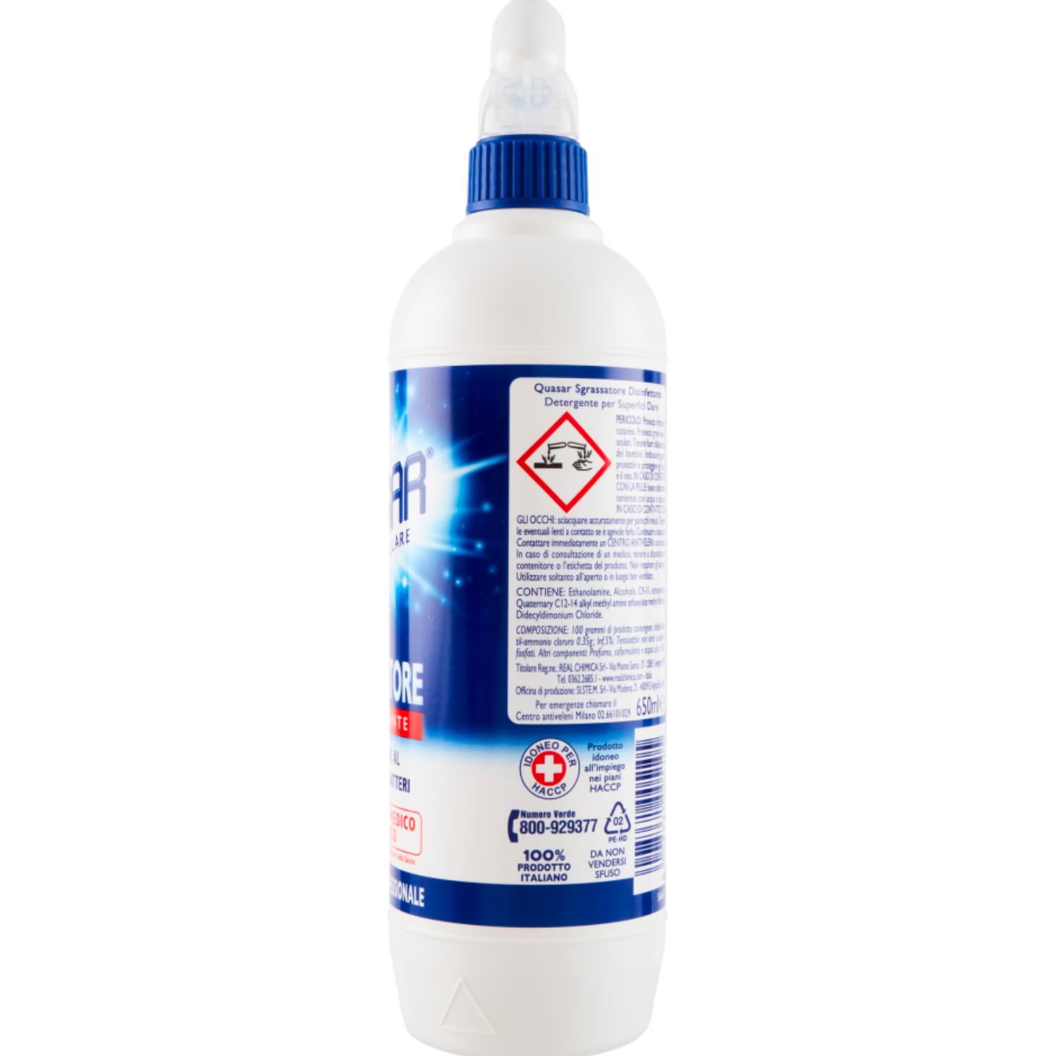 Sgrassatore disinfettante multiuso – azione igienizzante e sgrassante – 650 ml kit con Spugna Brandizzata SPESA & RISPARMIO Inclusa – Variazioni 4/8/12 Pezzi (12)