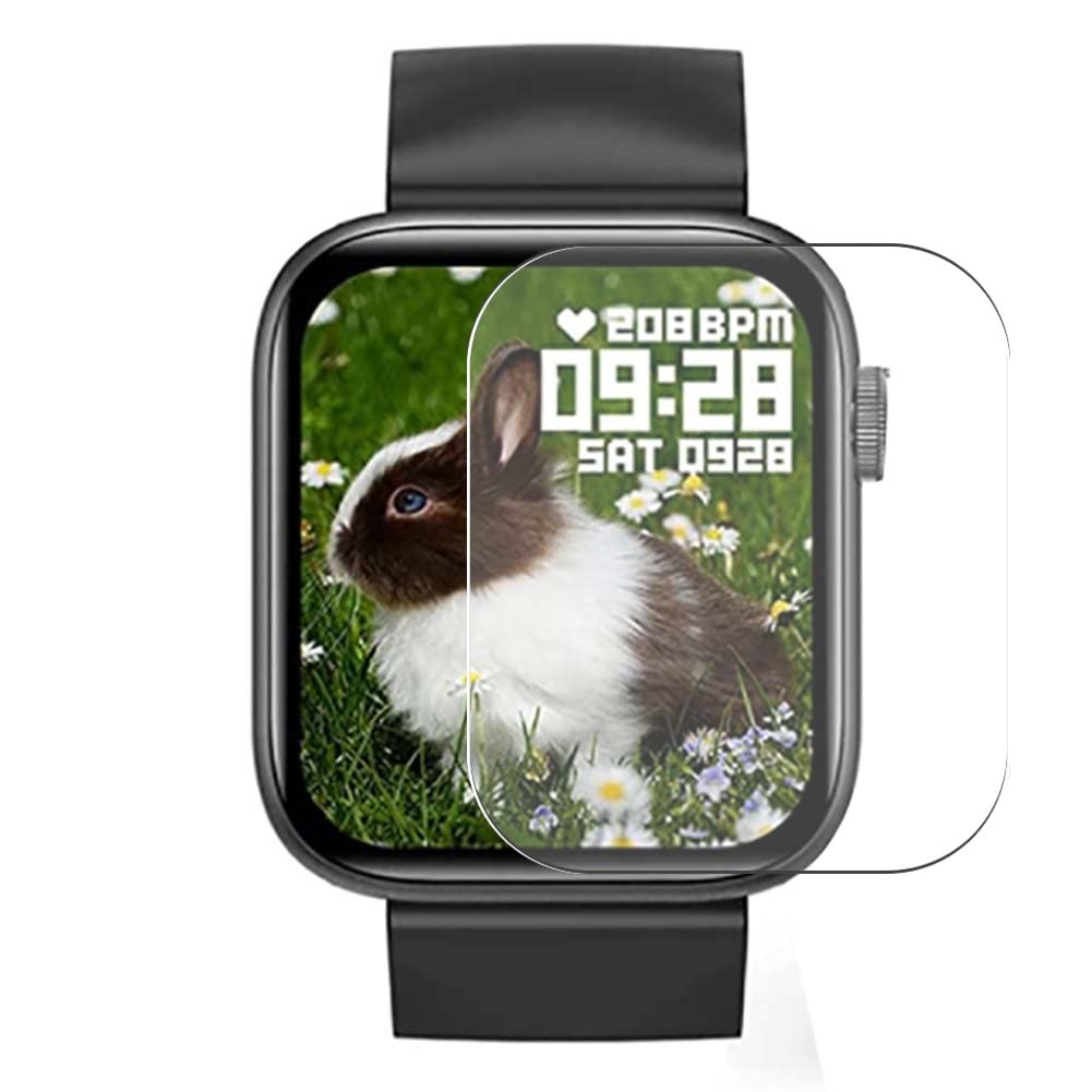 3 Pack Screen Protector Film compatible with Feifuns FE1 172 Smart Watch smart watch TPU Guard （ Not Tempered Glass Protectors） Transparent