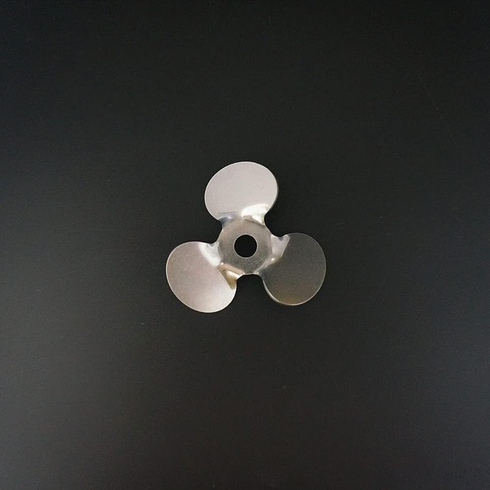 1 Pièce Hélice À Trois Pales En Acier Inoxydable Pour Laboratoire DIA 40mm-120mm, Pales À Trois Feuilles Pour Agitateur, Mélangeur, Mixeur De Laboratoire(10cm-8mm push up)
