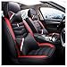 Produktbild RCCYG Autositzbezüg, Vorne Hinten 5 Sitz Full Set Universal-Lederkissen Pad Kompatibel Airbag Seat Protectors