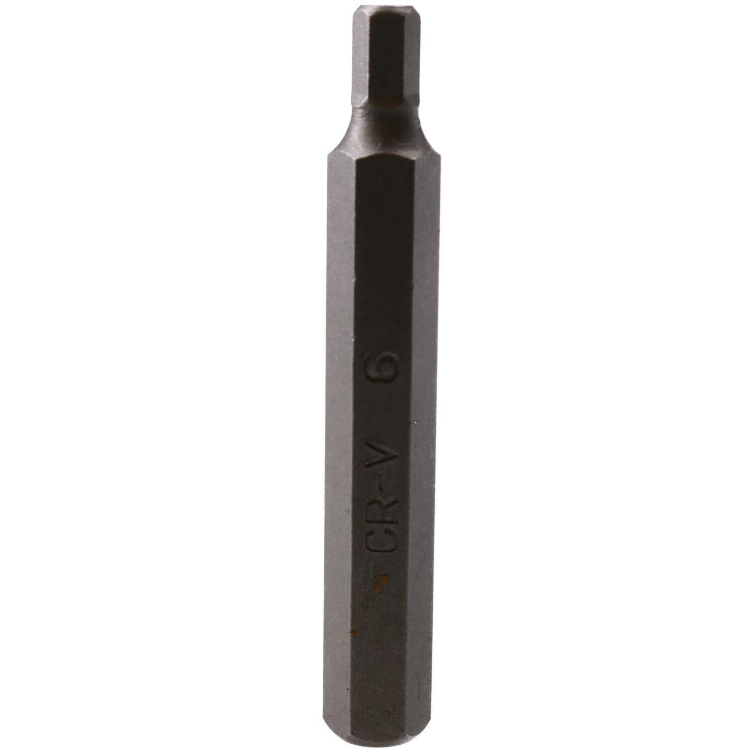 Ab Tools 6Mm Hex Allen Key Bit 75Mm Length 10Mm Shank Chrome Vanadium Hardened Tip