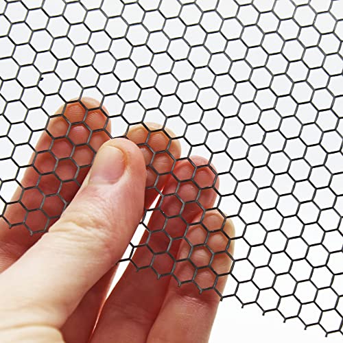 4mm Mild Steel Hexagonal (4.5mm Hole x 5mm Pitch x 1mm Thick) Perforated Sheet Plate (300 x 1000mm Sheet)