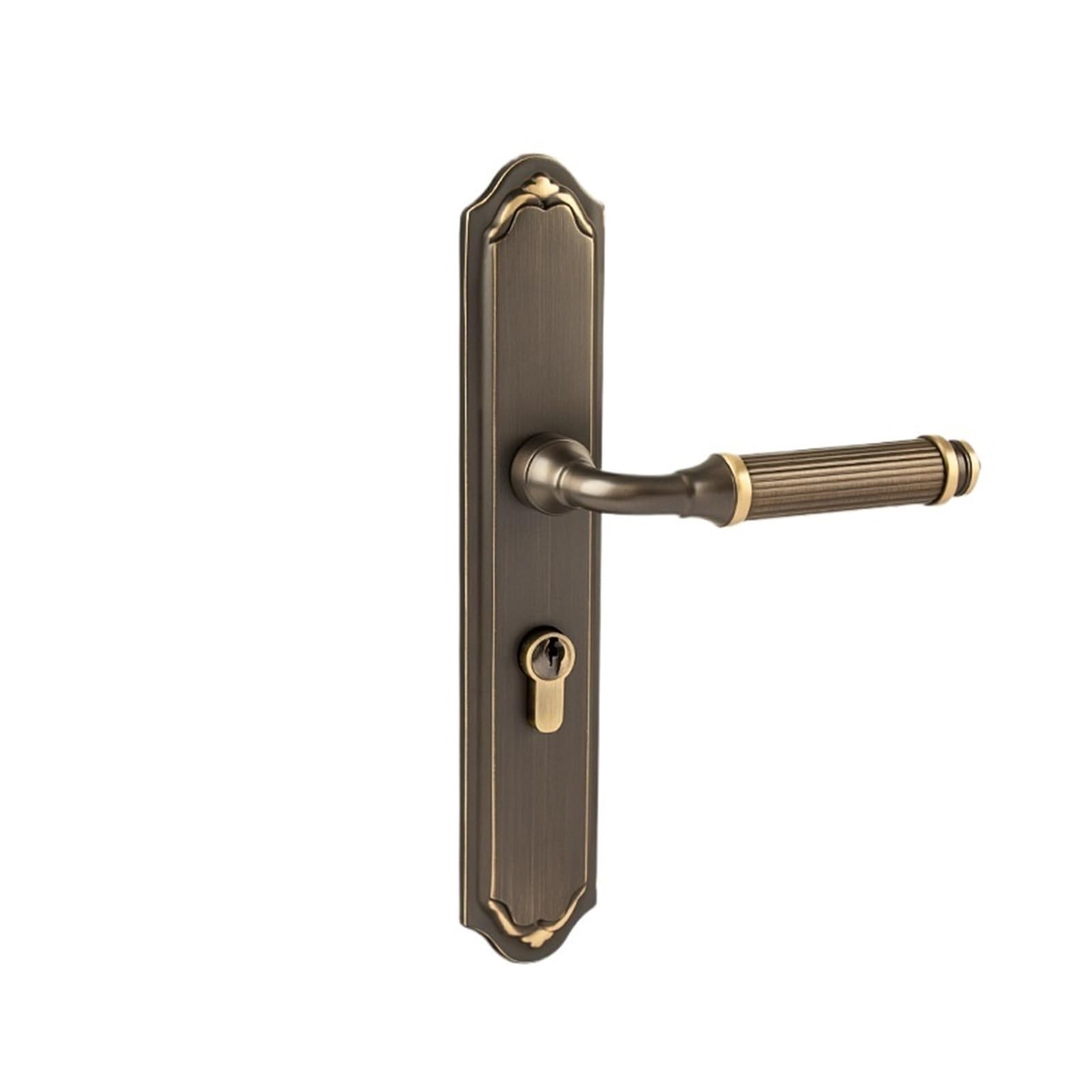 Aepqbgqj One Color French Style Pure Copper Door Lock Silent