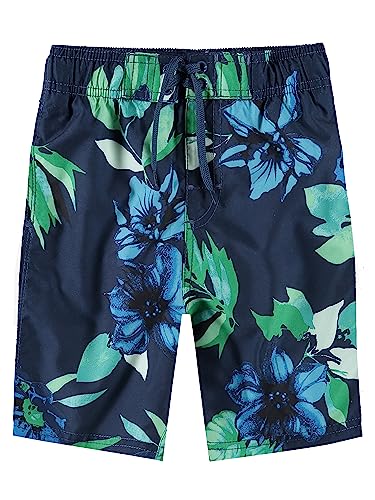 Kanu Surf Yolo Quick Dry UPF 50+ Beach Swim Trunk Bañador para Hombre, Bora Navy, 7 Niños