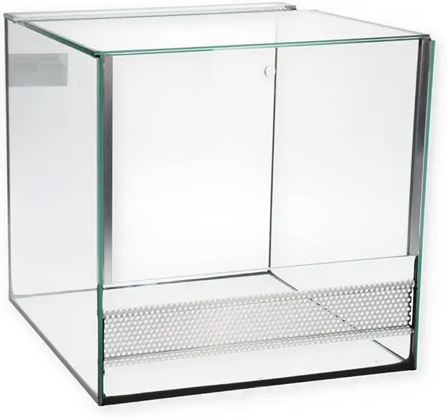 Glas Terrarium 30x30x30 cm für Vogelspinnen, Reptilien und Amphibien