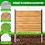 2 Panels No Dig Wooden Privacy Fence Screen, 42" H X 40" W Outdoor Air Conditioner Fences, Hide Trash Bins Or Ac Units, Decorative Garden, Patio, Backyard Fence -Temporary Fencing