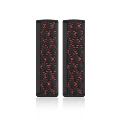 AICHIZAOFAN 2 Pcs Car Seat Belt Pads for Citroen C5 III Tourer (Bj. 2008-2017), Safety Belt Covers Harness Shoulder Pads Strap Cushions Comfort Pad Protector Webbing Guards