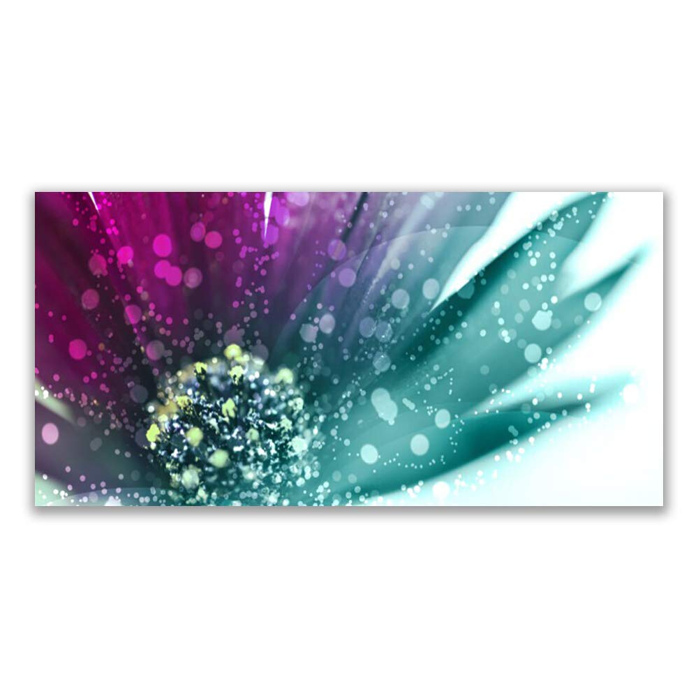 Tableau mural moderne en verre trempé 140x70cm pour décorer un salon élégant