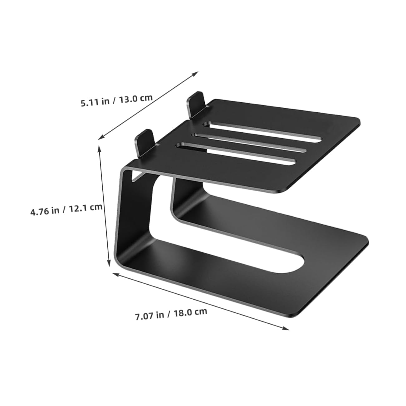 Toyvian Soporte Práctico para Altavoz Negro Escritorio de Hierro Instalar Diseño Único Fácil y Altavoces de Ordenador Gaming y Monitor