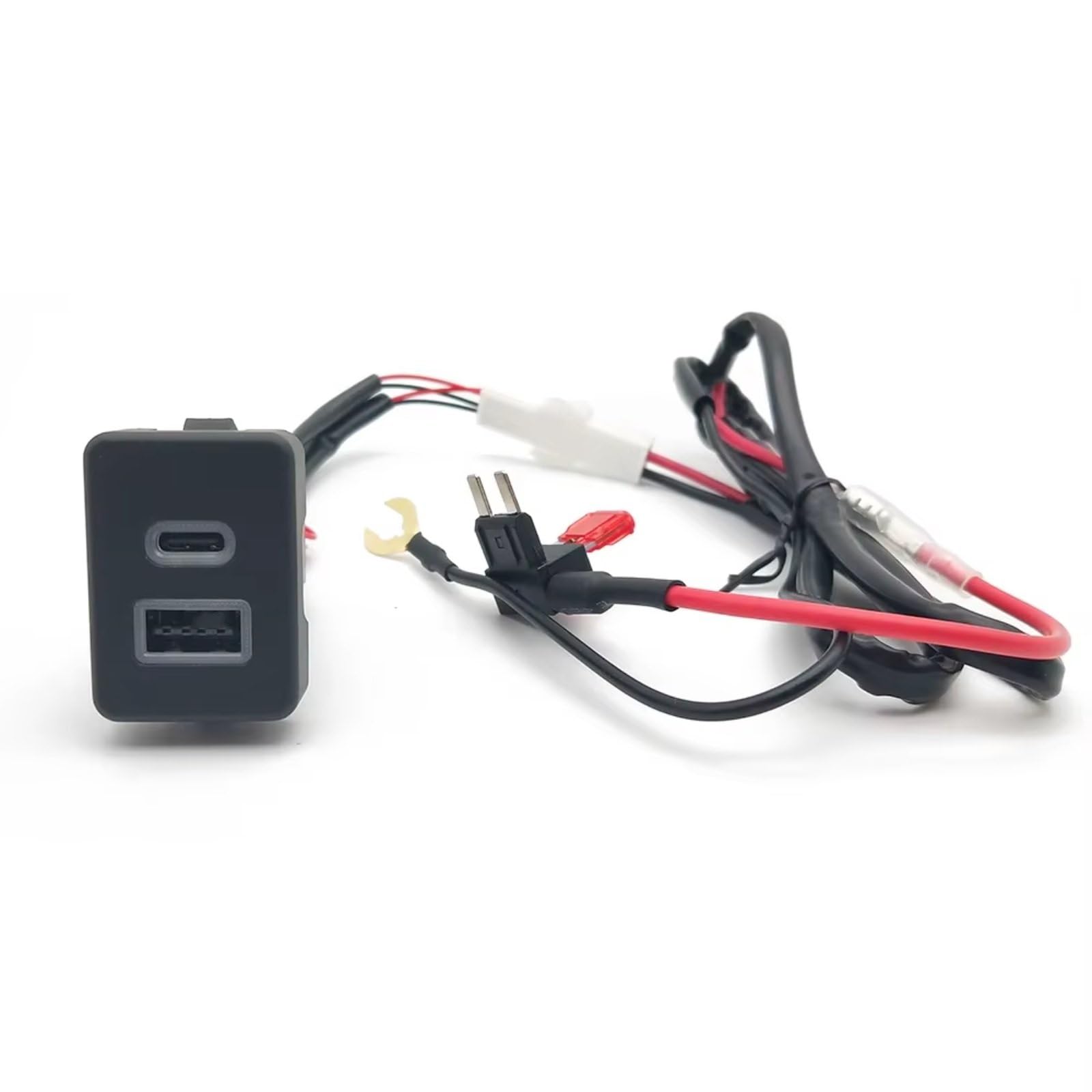 Prise USB De Console Compatible Avec Ford Pour Transit 12V 24V Voiture Rapide Pour Chargeur Double QC3.0 PD Prise Charge Téléphone Pour Type C Interface USB AUX voiture