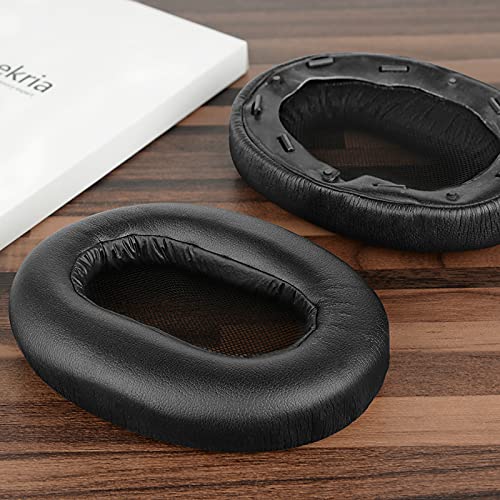 Geekria Almohadillas de Reemplazo Compatibles con Sony MDR-1AM2 (MDR1AM2 MDR-1AM2/B), Partes de Reparación con Guía en Video (Negro/Aro de Plástico) miniatura 4