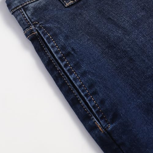 Women's High Elasticity Tight Fitting Split Denim Mid Skirt, Fashionable and Classic Denim Mid Skirt4