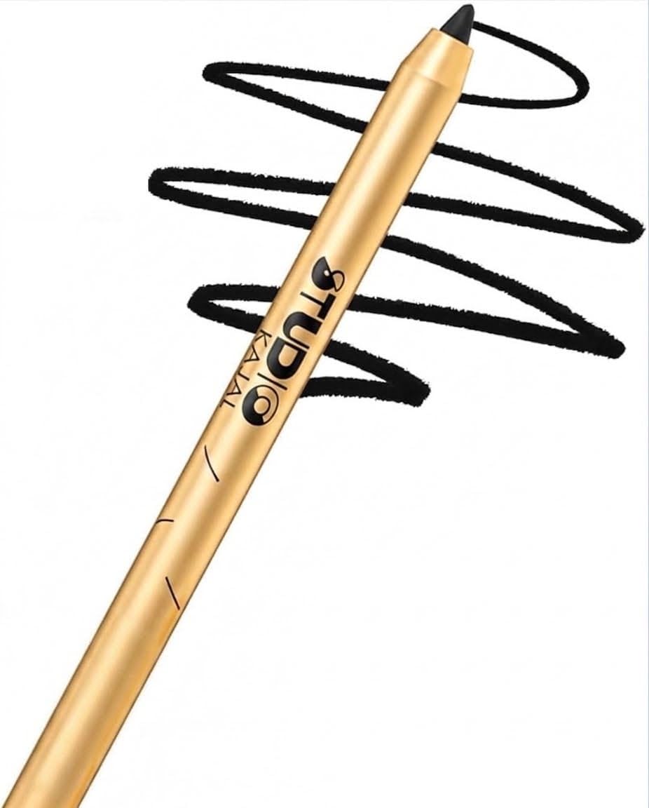 Studio Kajal Jet Black Eyeliner Pencil, 24+ Hrs Smudge-Proof, Long-Lasting Eye Makeup-image-15