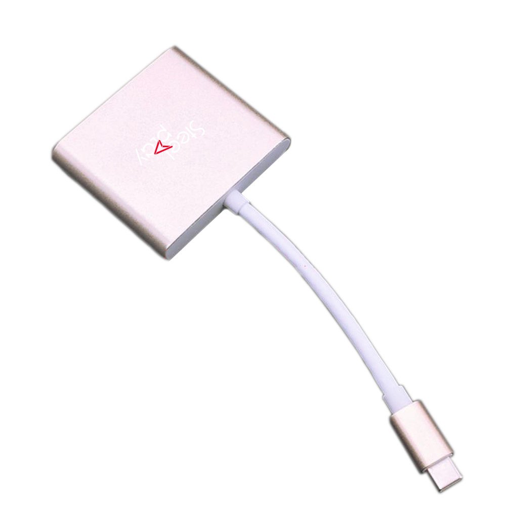 Steelplay - HDMI Adapter für Nintendo Switch, USB C zu HDMI Konverter mit USB 3.0 Port und Typ C PD Port Kompatibel mit Nintendo Switch Konsole