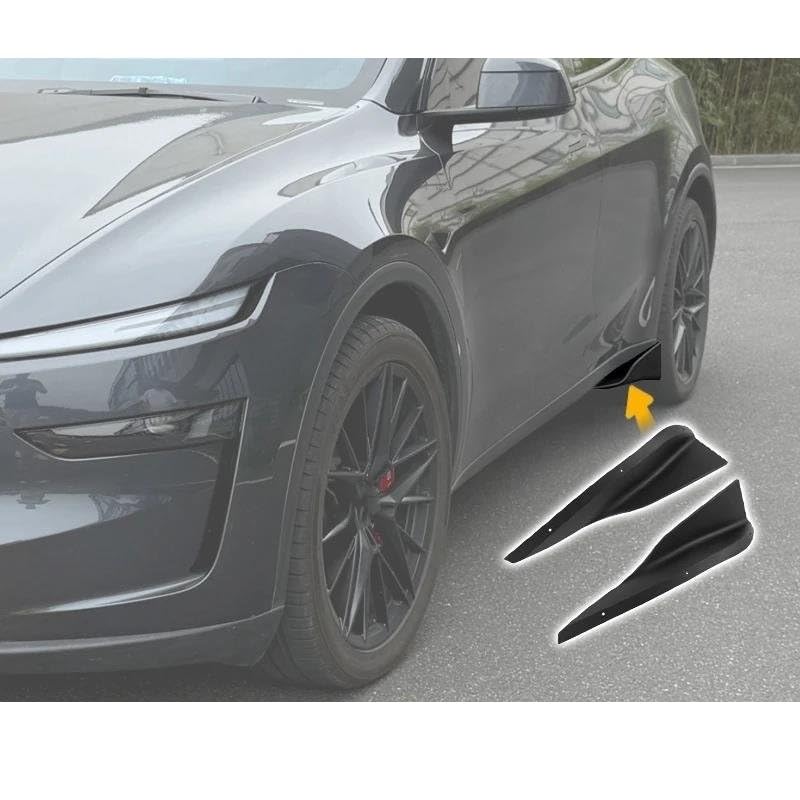 Faldones laterales para Tesla Model Y con difusor ABS de alta resistencia 2