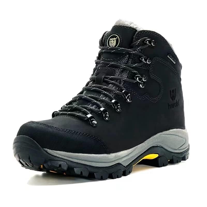 hiwalk Men's Waterproof Hiking Boots Breathable All-Terrain Lightweight Ankle Boots Trekking Working Climbing Shoes