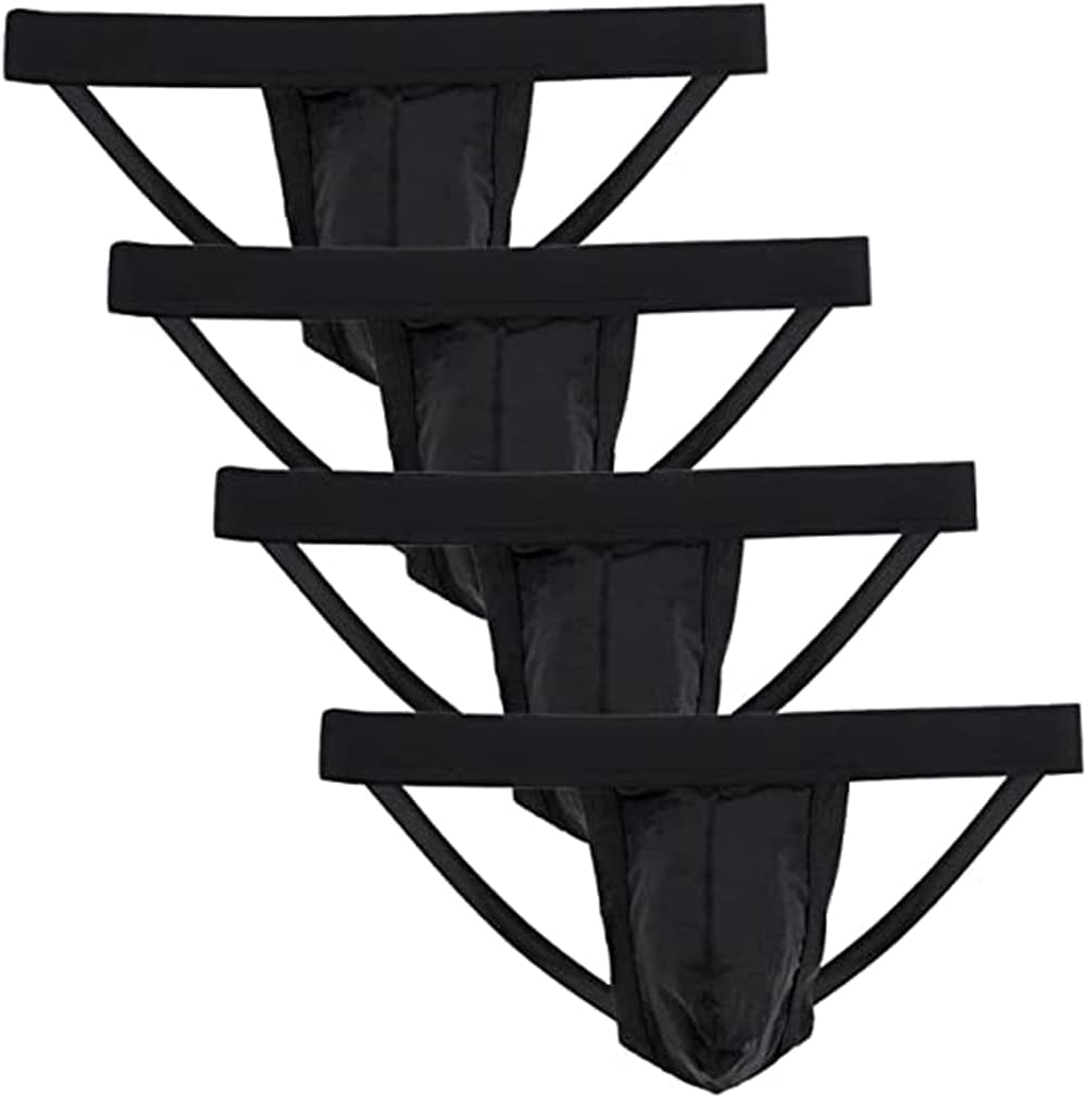 Cneer 4Pack Men's Athletic Supporter Briefs Performance Jockstrap