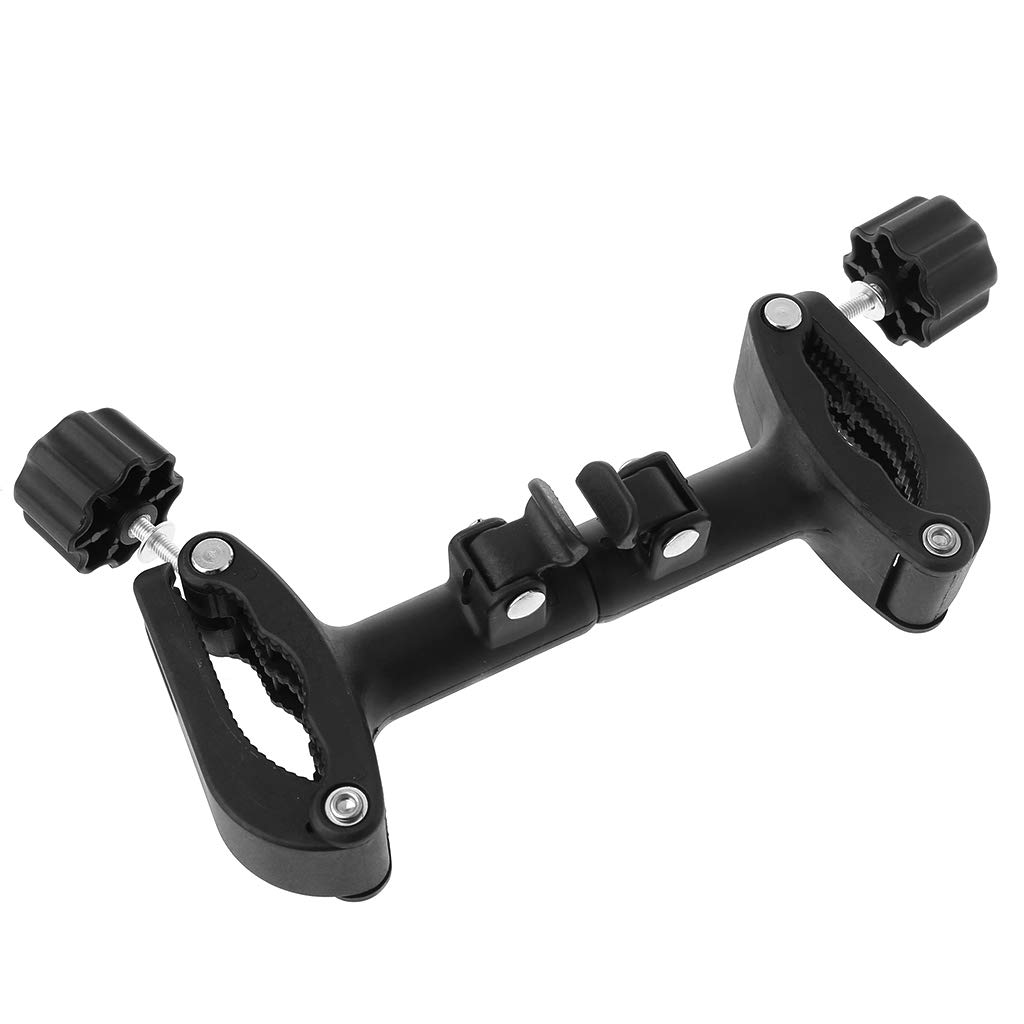 3 piezas de conector de montaje para carrito de bebé, longitud ajustable, adaptador de conexión para cochecito de bebé, tubo de hierro de precisión al aire libre + plástico