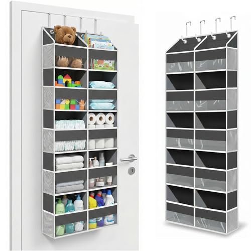Camkey 10-Pocket Over the Door Organizer with Heavy-Duty 600D Oxford